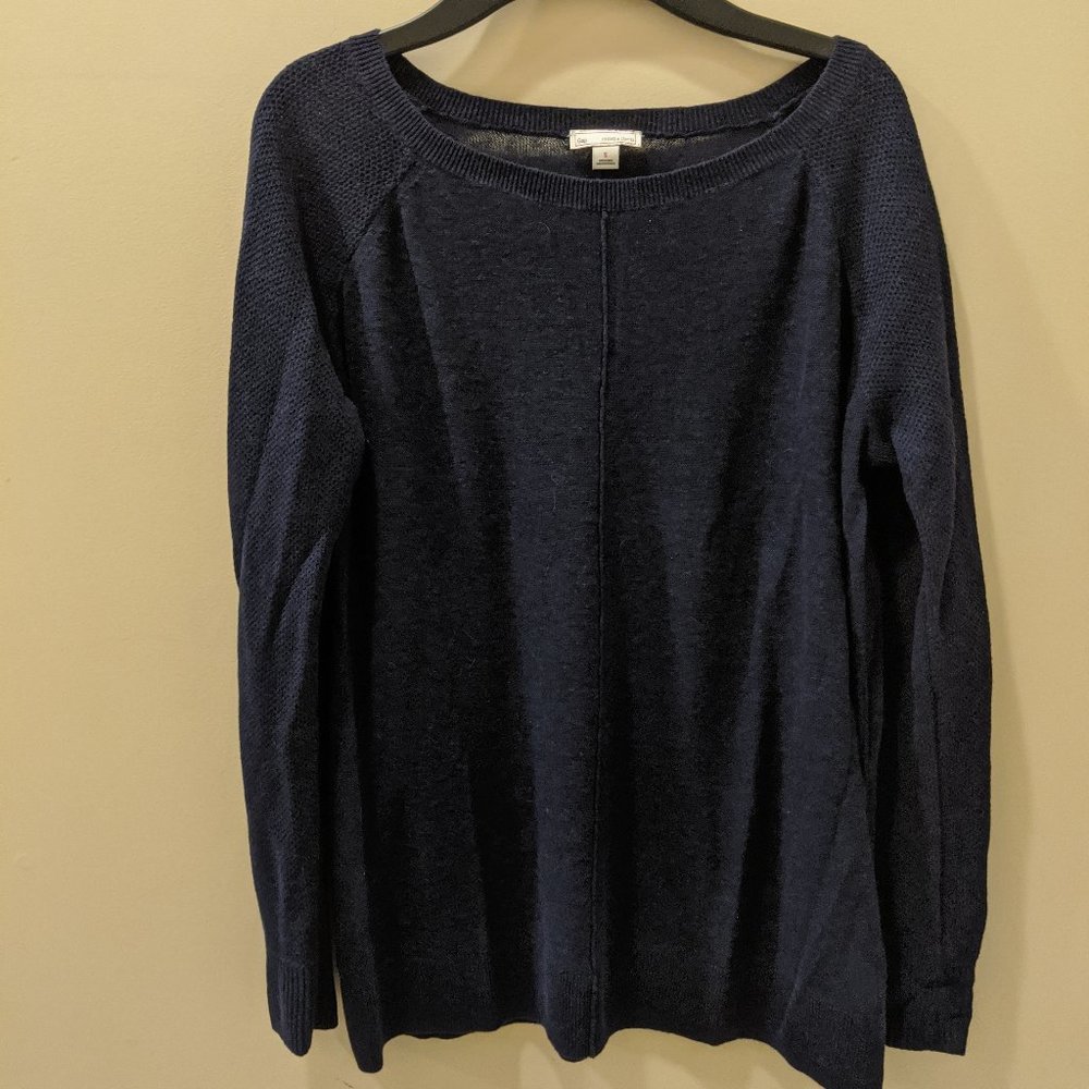 Gap Summer Weight Navy Sweater - Size S